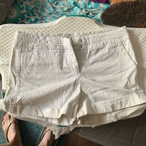 Express White Bermuda Shorts Size 6